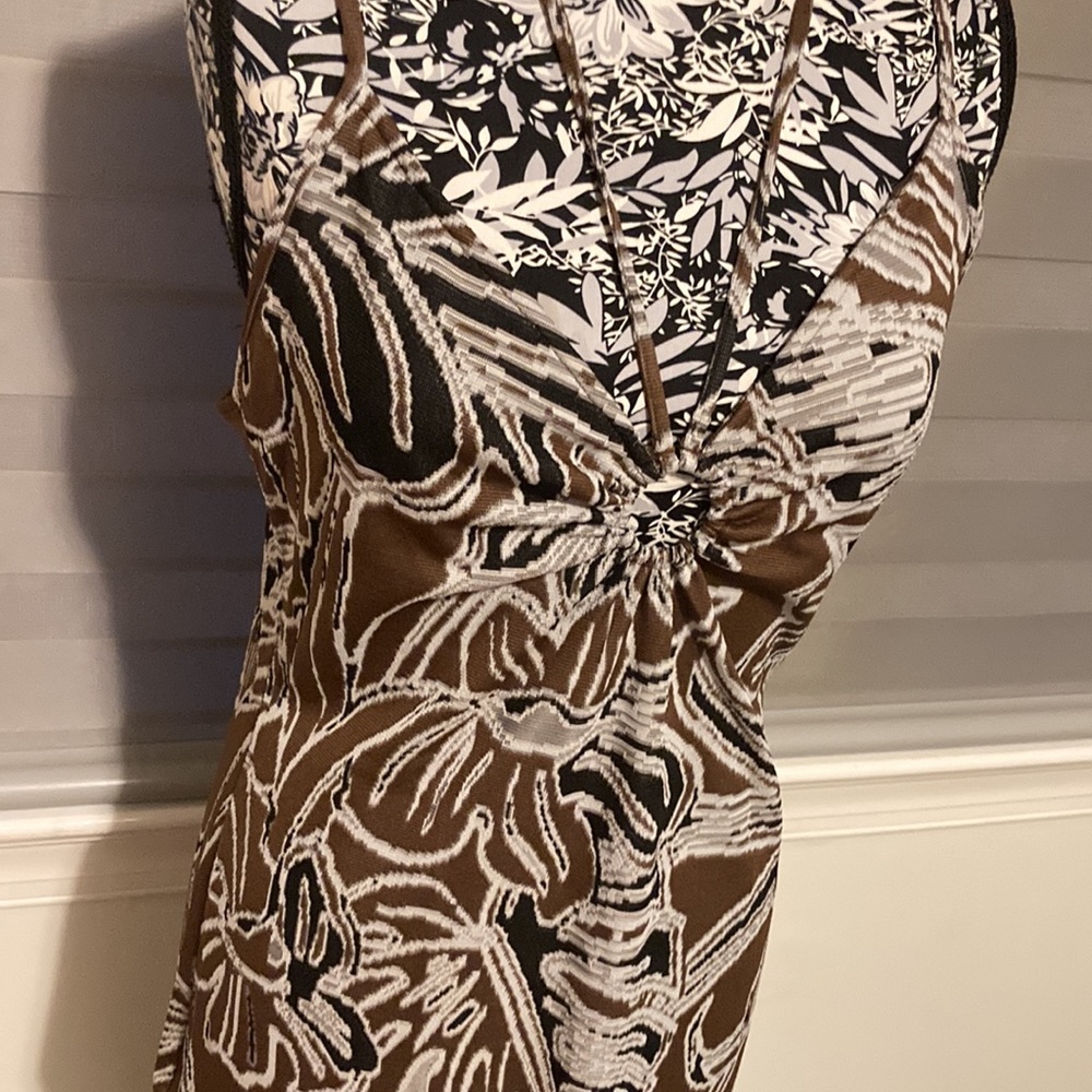 ZARA jacquard  back out midi dress - Picture 6 of 9